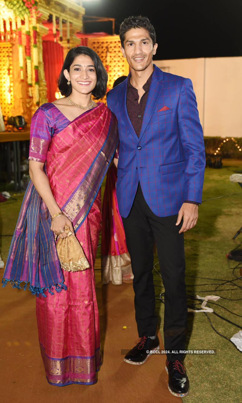 Badminton stars Sikki and Sumeeth Reddy's star-studded wedding