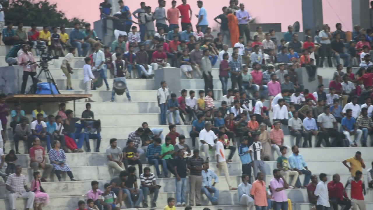 CCFC fans cheering the team against Minerva FC