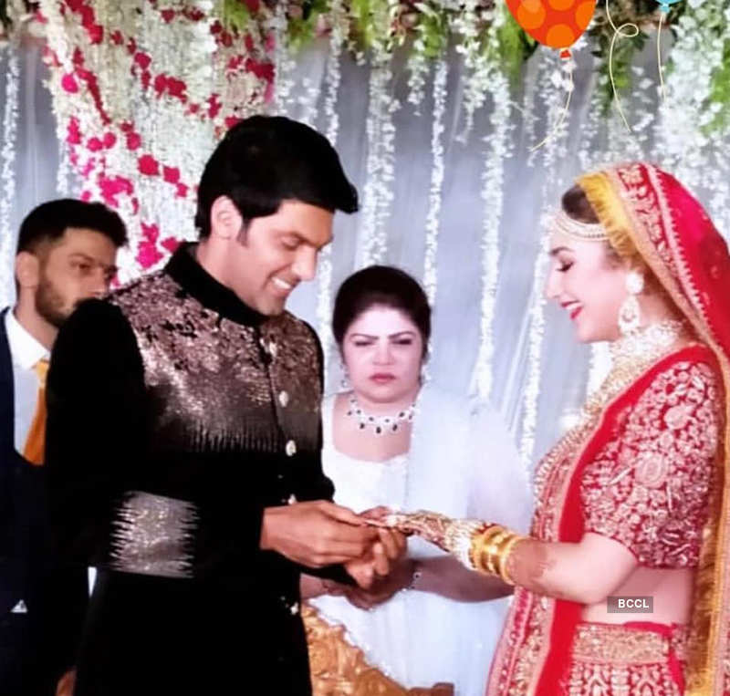 Inside pictures from Sayyeshaa Saigal and Arya’s wedding ceremony