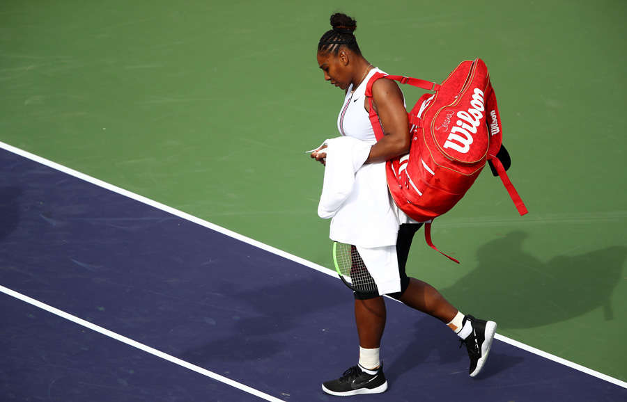 Serena Williams leaves BNP Paribas Open due to illness