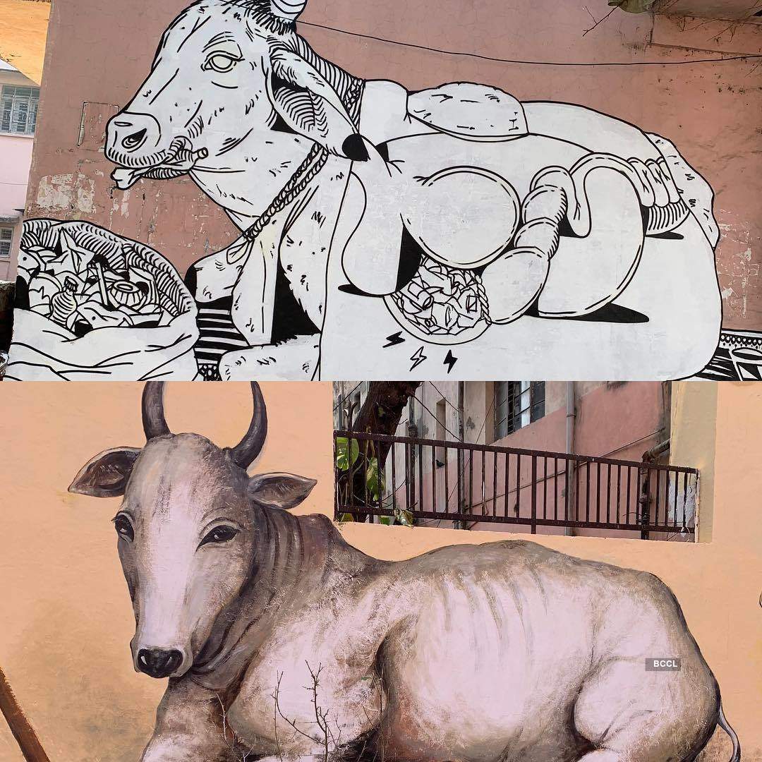 Street art enlivens Delhi's Lodhi Colony