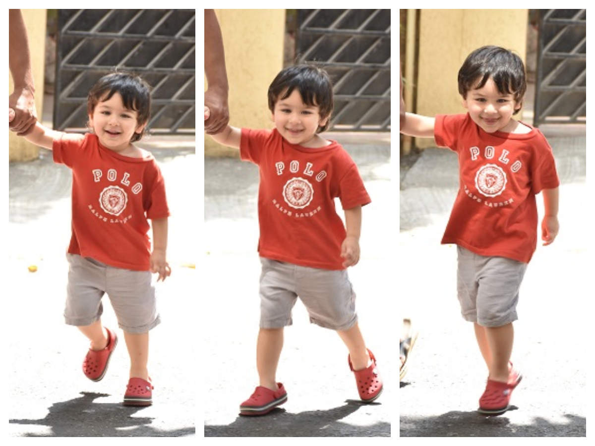 Taimur Ali Khan flashes his million dollar smile in his latest ...