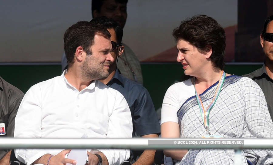 Priyanka Gandhi delivers first political speech