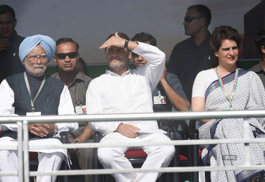 Priyanka Gandhi delivers first political speech