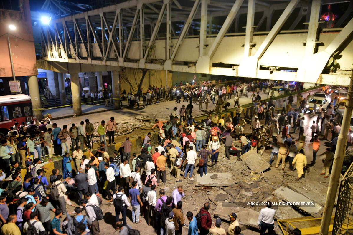 Six killed in Mumbai foot over-bridge collapse; BMC-Railways face heat