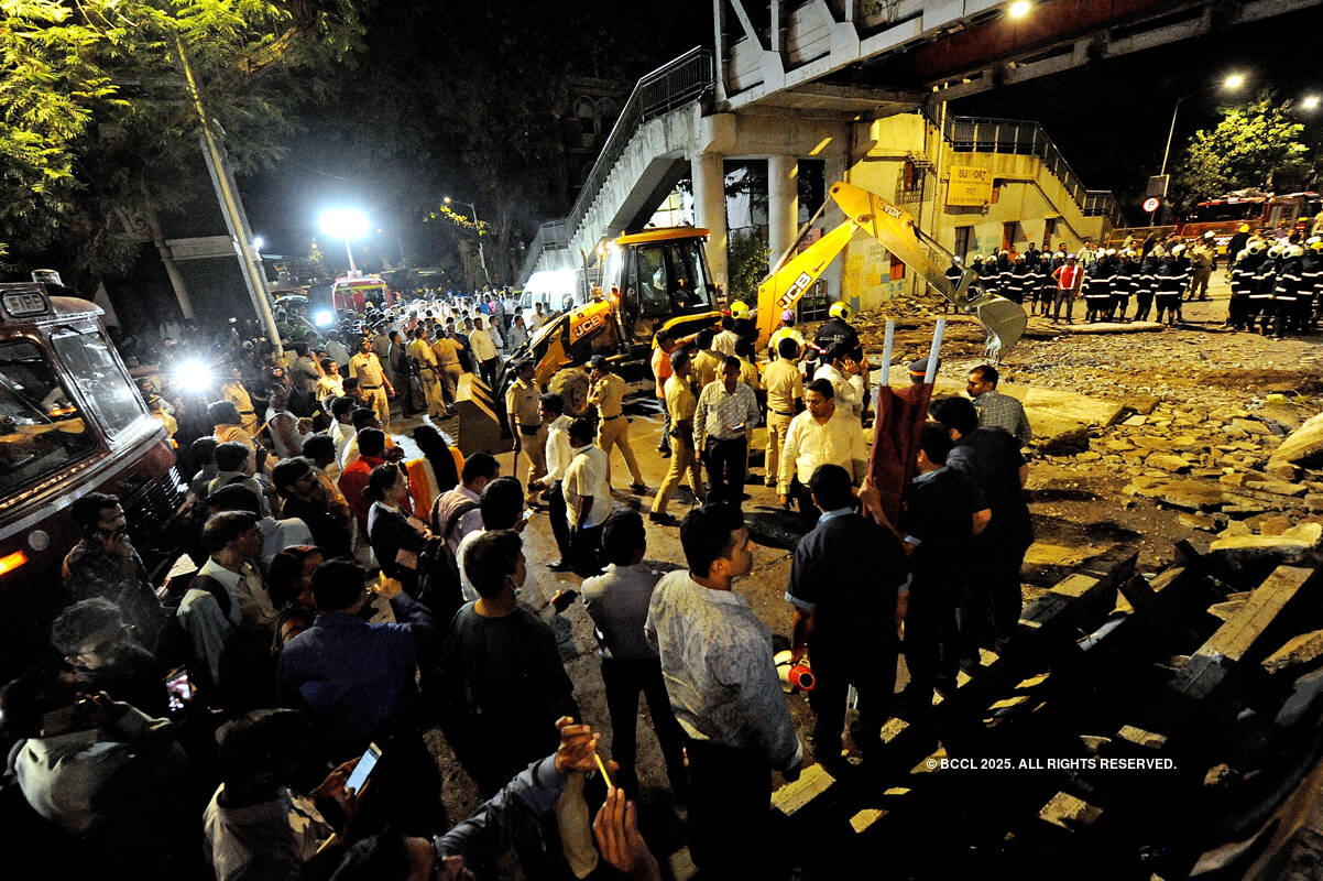 Six killed in Mumbai foot over-bridge collapse; BMC-Railways face heat