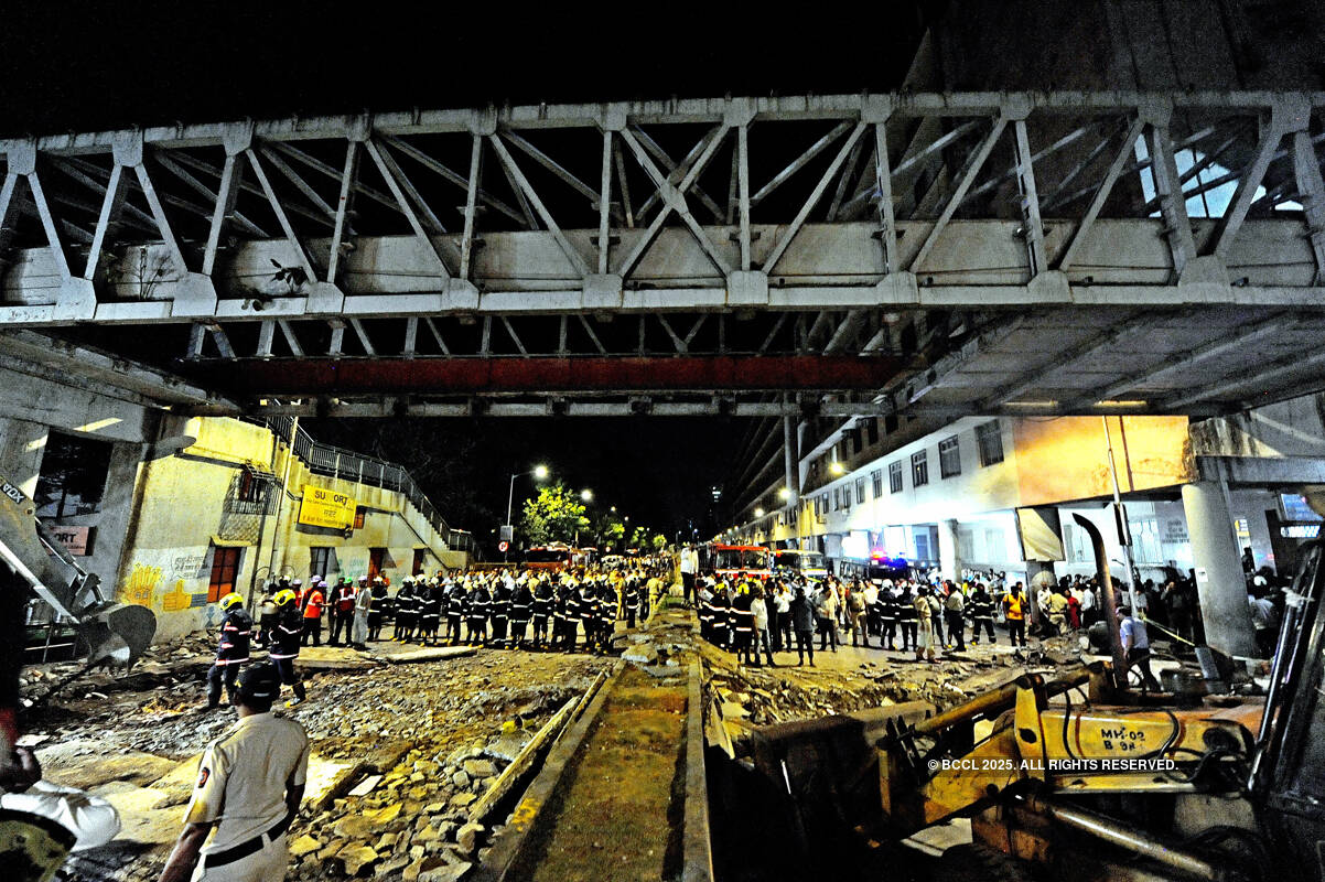 Six killed in Mumbai foot over-bridge collapse; BMC-Railways face heat