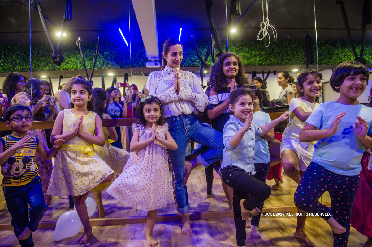 Malaika Arora celebrates Women's Day at Diva Yoga