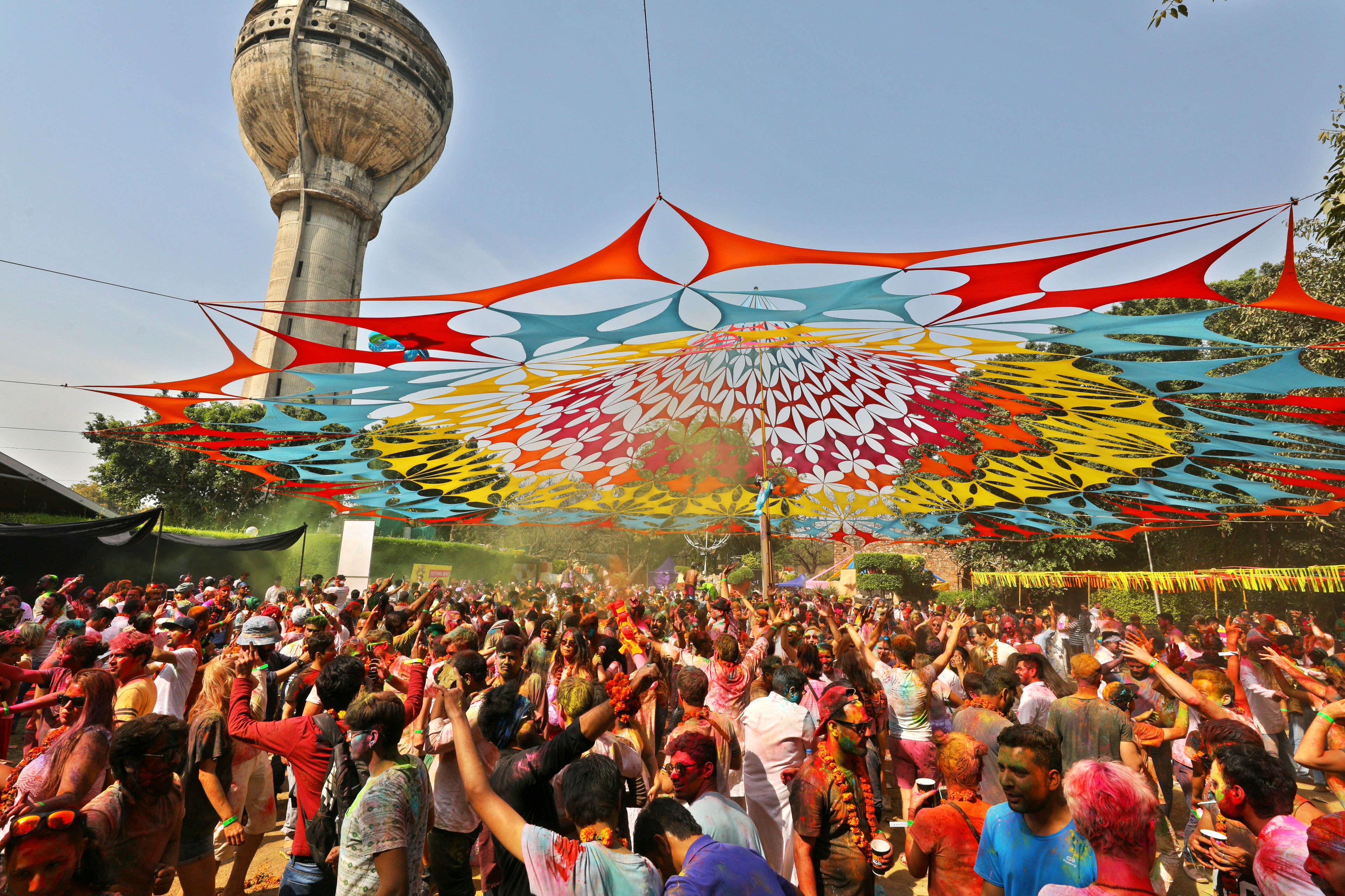 holi festival in delhi 2025 in nest