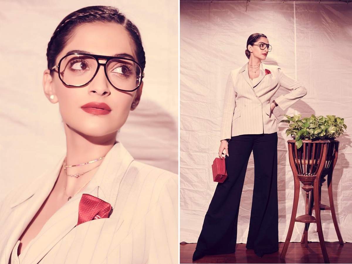 ​​Sonam Kapoor suits up for her latest Instagram photos