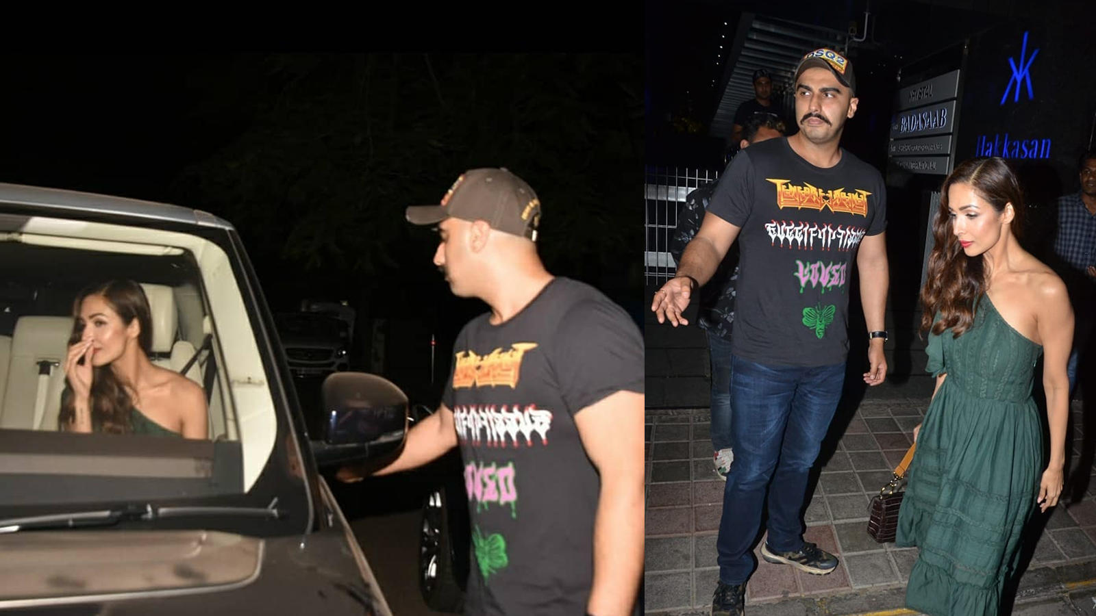   Malaika Arora and Arjun Kapoor spend quality time at a dinner date 