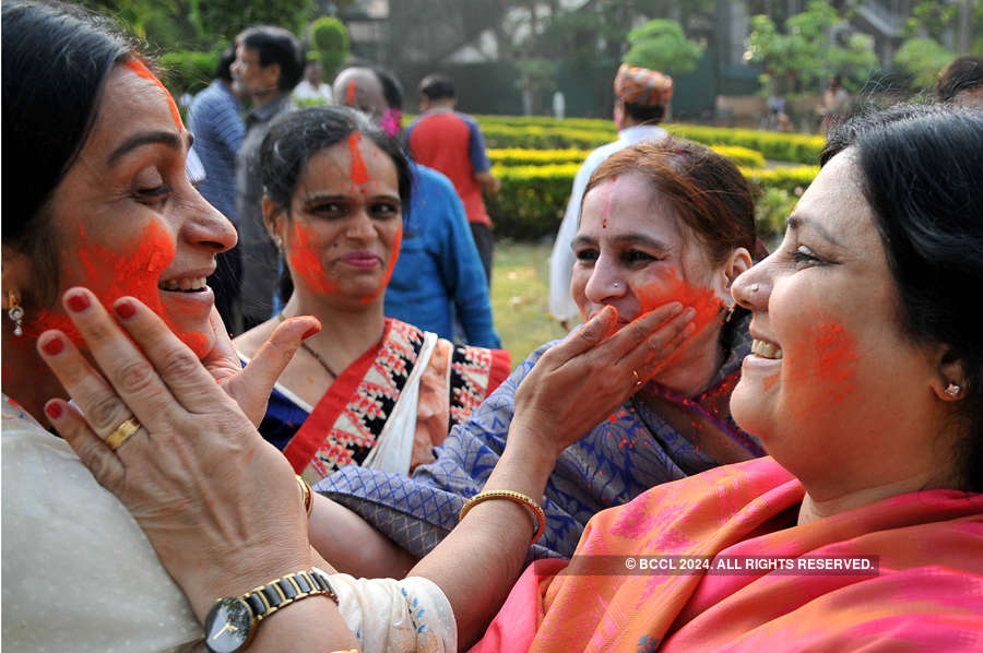 Nation celebrates Holi with great fervour