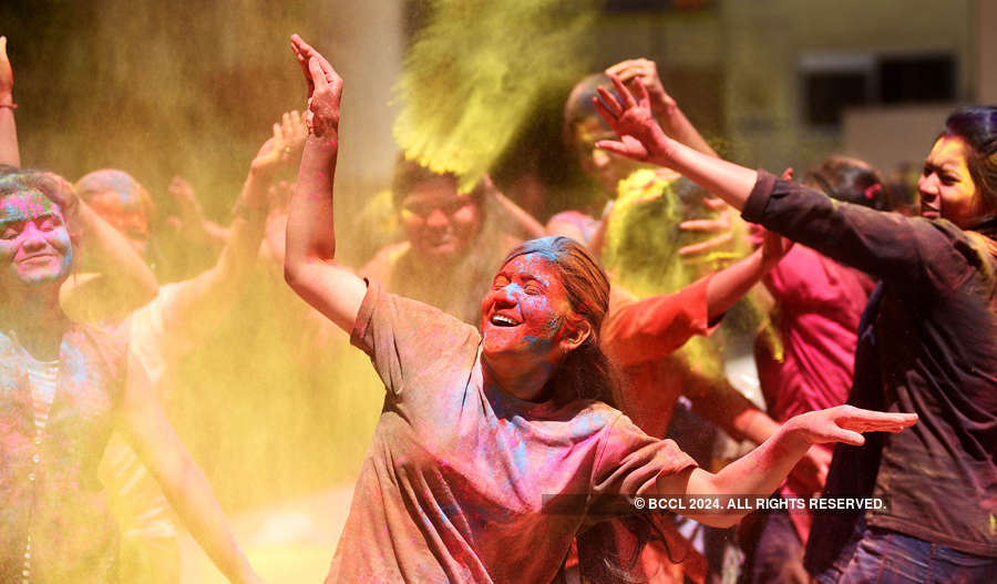 Nation celebrates Holi with great fervour