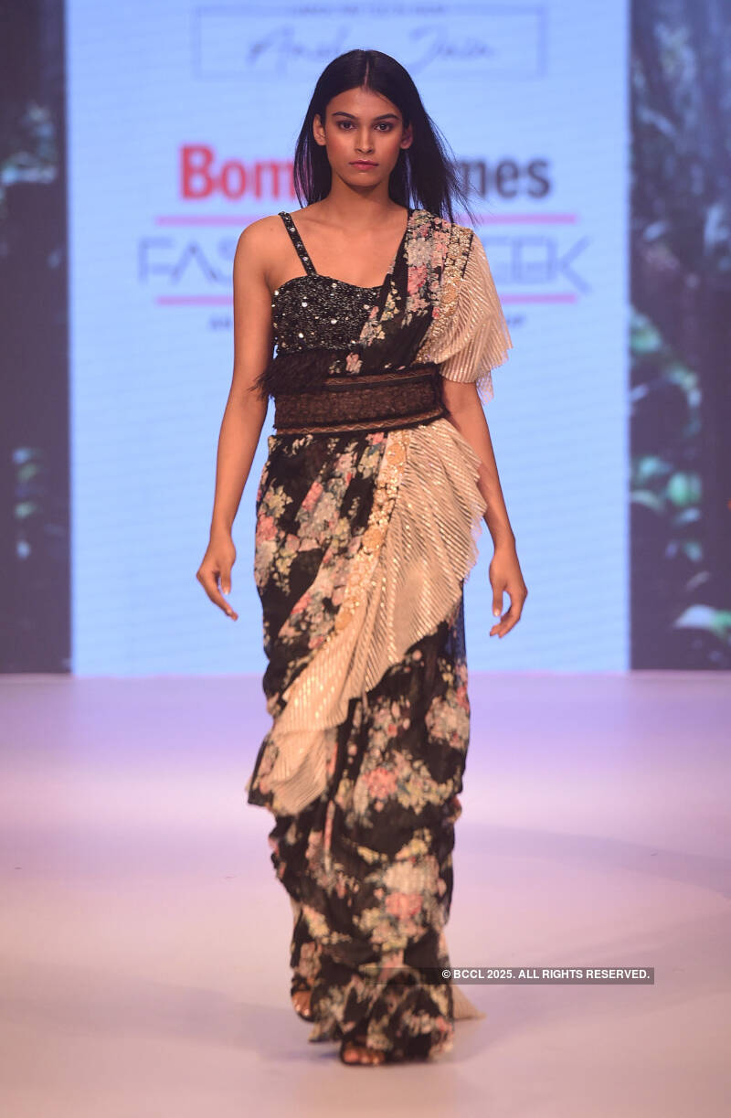 A Model Walks The Ramp For Designer Anshu Jain On Day 2 Of The Bombay Times Fashion Week Held In Mumbai On March 23 2019 Photogallery