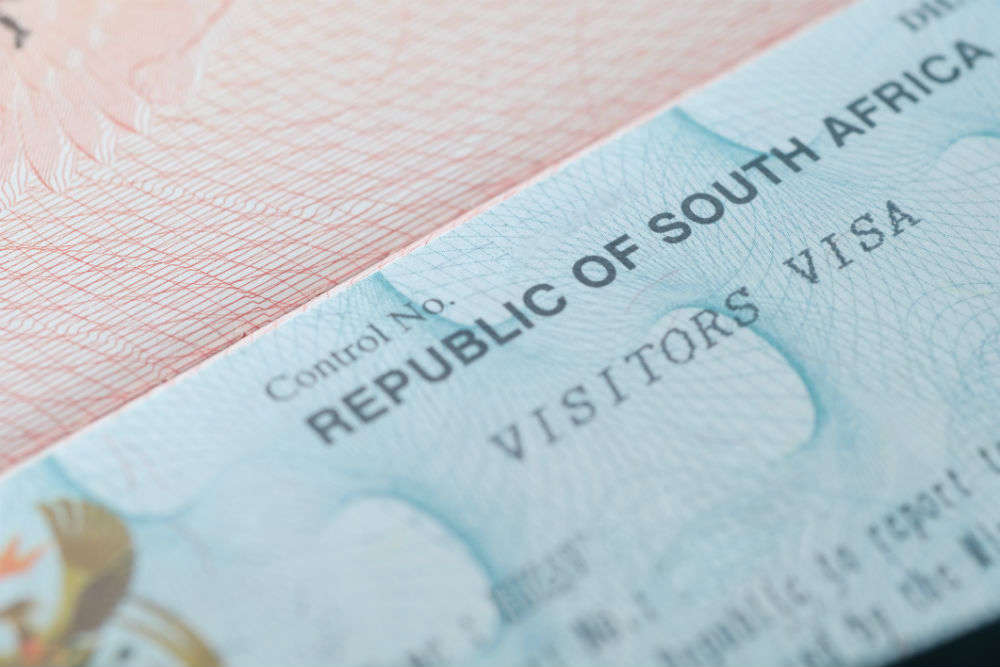 south african travel visa