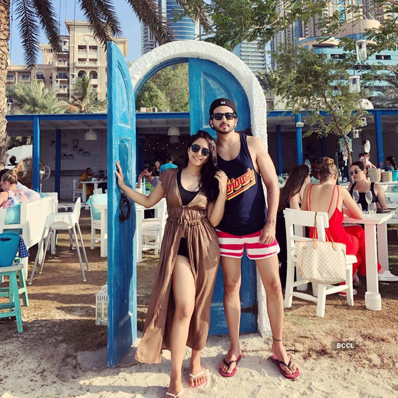 Dheeraj Dhoopar and Vinny Arora chill out in Goa