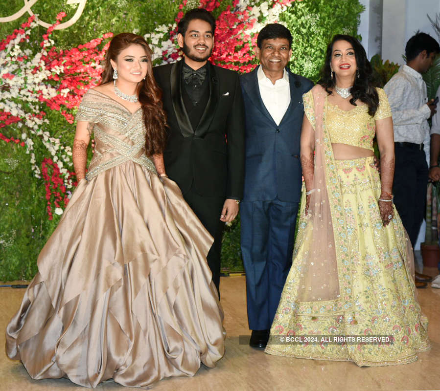 Urvashi Rautela, Arjun Rampal and other celebs attend Jayantilal Gada's son’s starry wedding reception