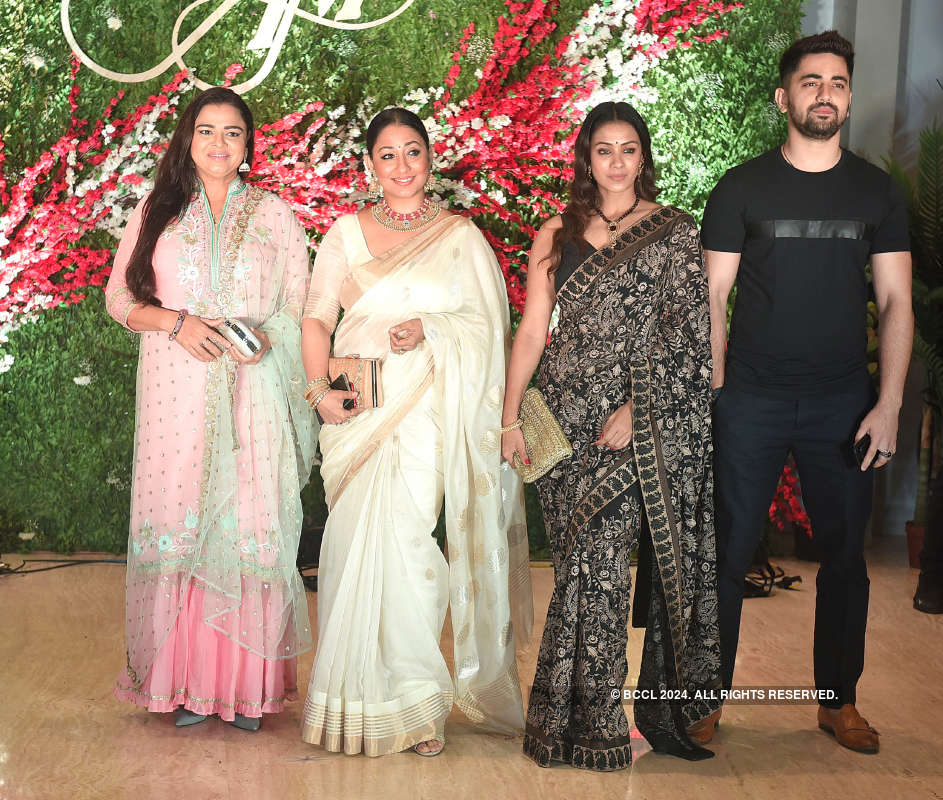 Urvashi Rautela, Arjun Rampal and other celebs attend Jayantilal Gada's son’s starry wedding reception