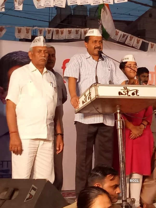 Delhi CM Arvind Kejriwal holds rally in Shahdara