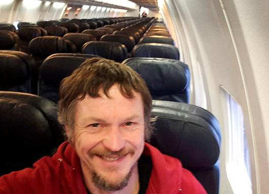 The world's loneliest air passenger