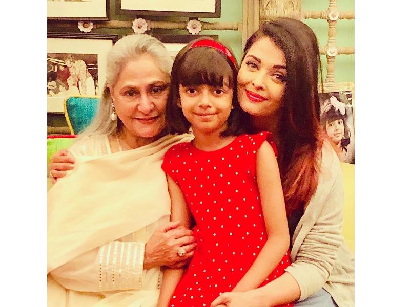 Aishwarya Rai Bachchan shares an adorable photo with Jaya Bachchan and  daughter Aaradhya Bachchan
