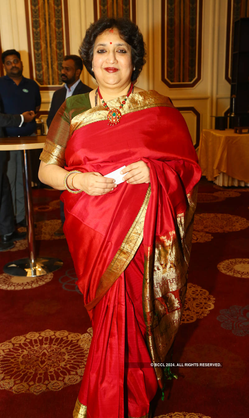 Latha Rajinikanth attends the C Summit Solitaire