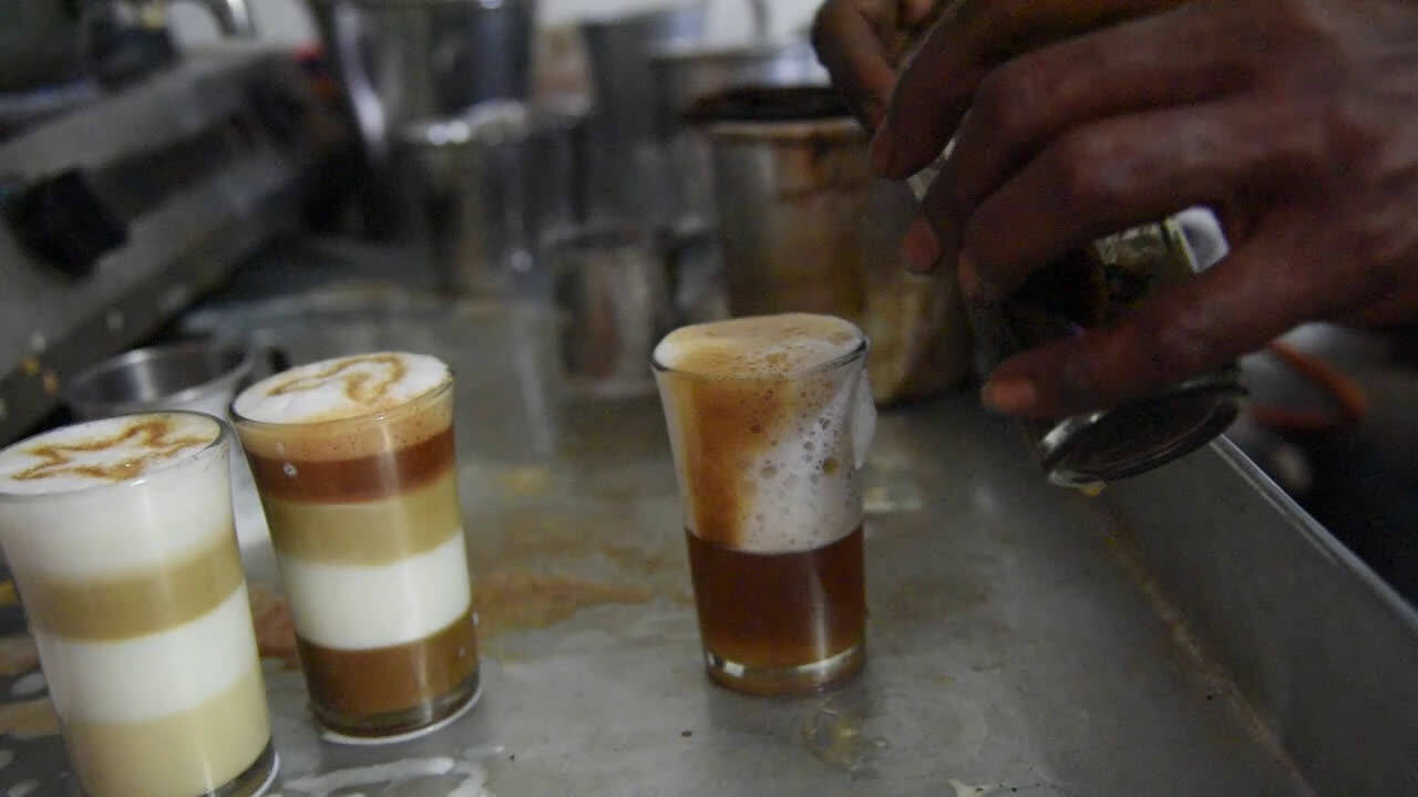 Get a glimpse of how layer black tea is prepared by tea master Manickam