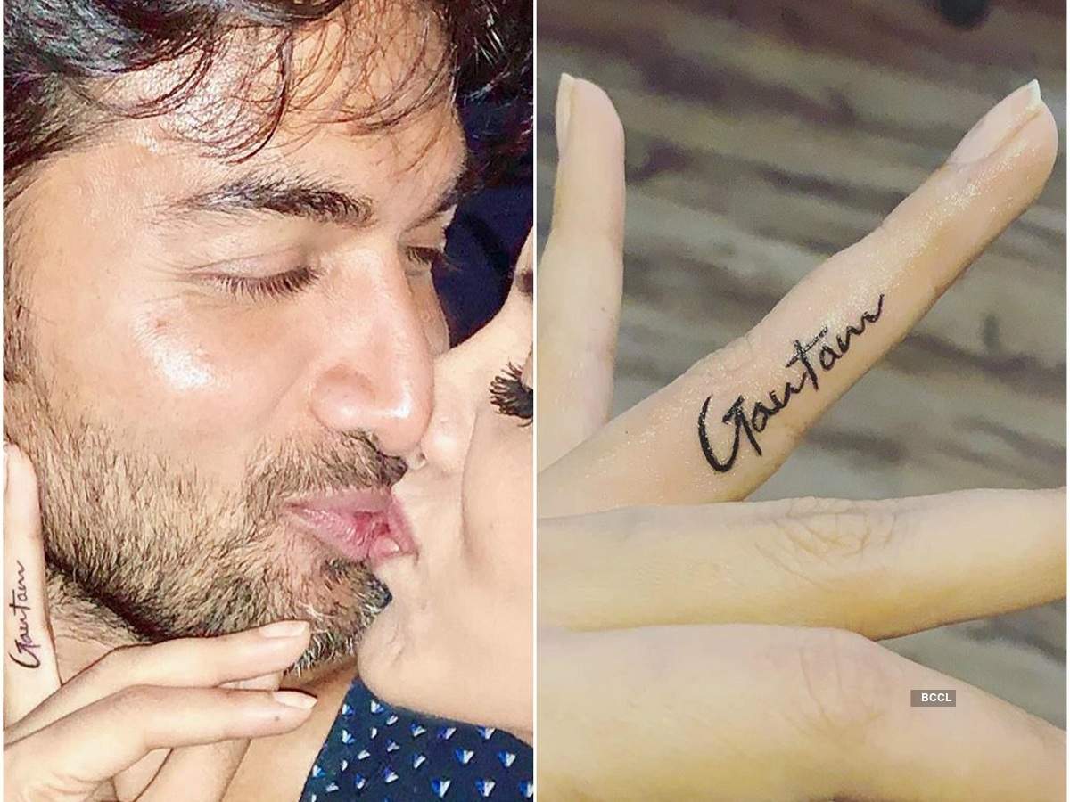 Meri Aashiqui Tumse Hi fame Smriti Khanna gets her husband's name inked on her finger