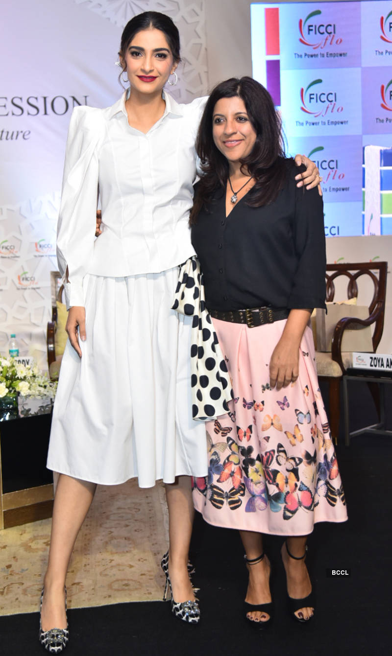 Sonam Kapoor and Sania Mirza grace the FICCI FLO event