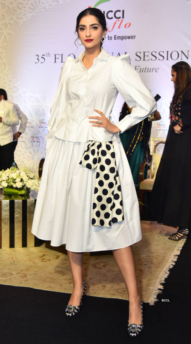 Sonam Kapoor and Sania Mirza grace the FICCI FLO event