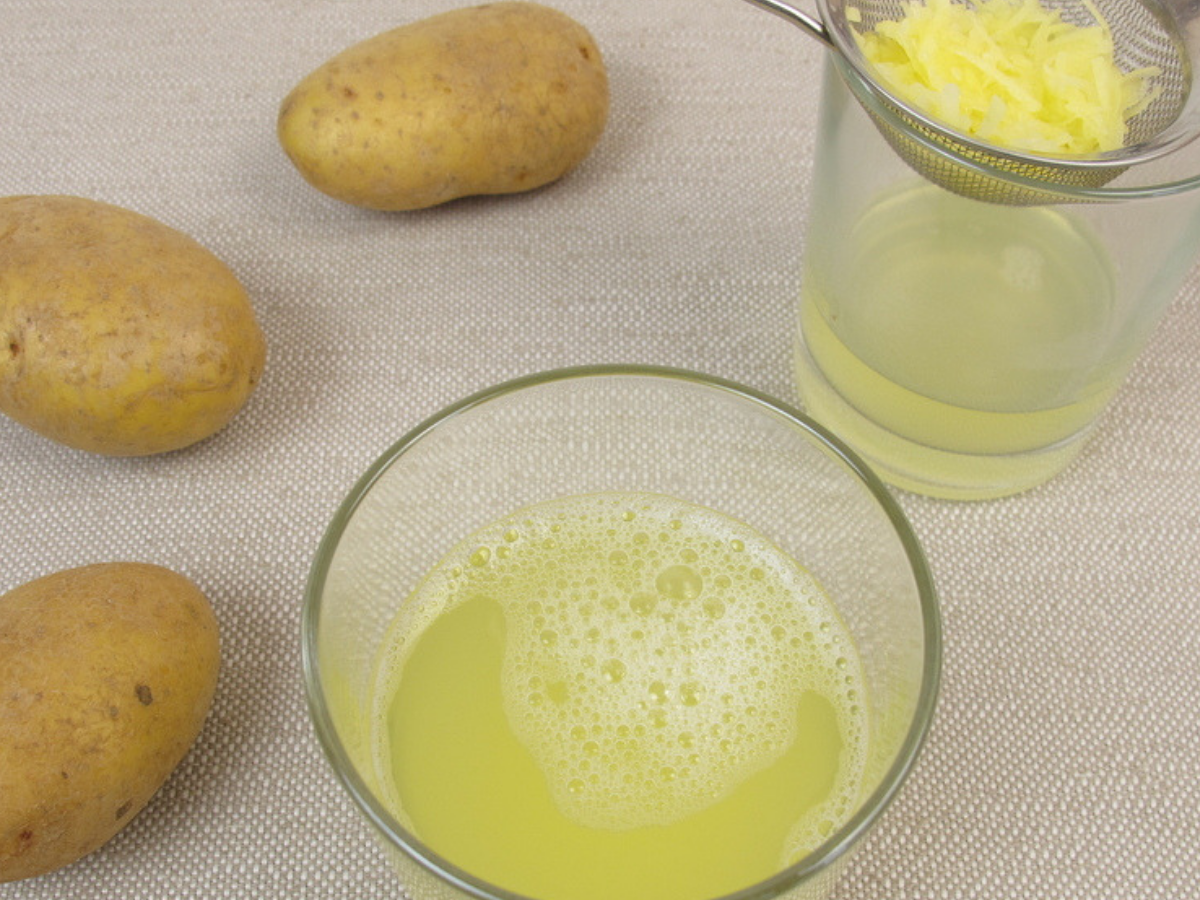 Potato juice ​for hair growth