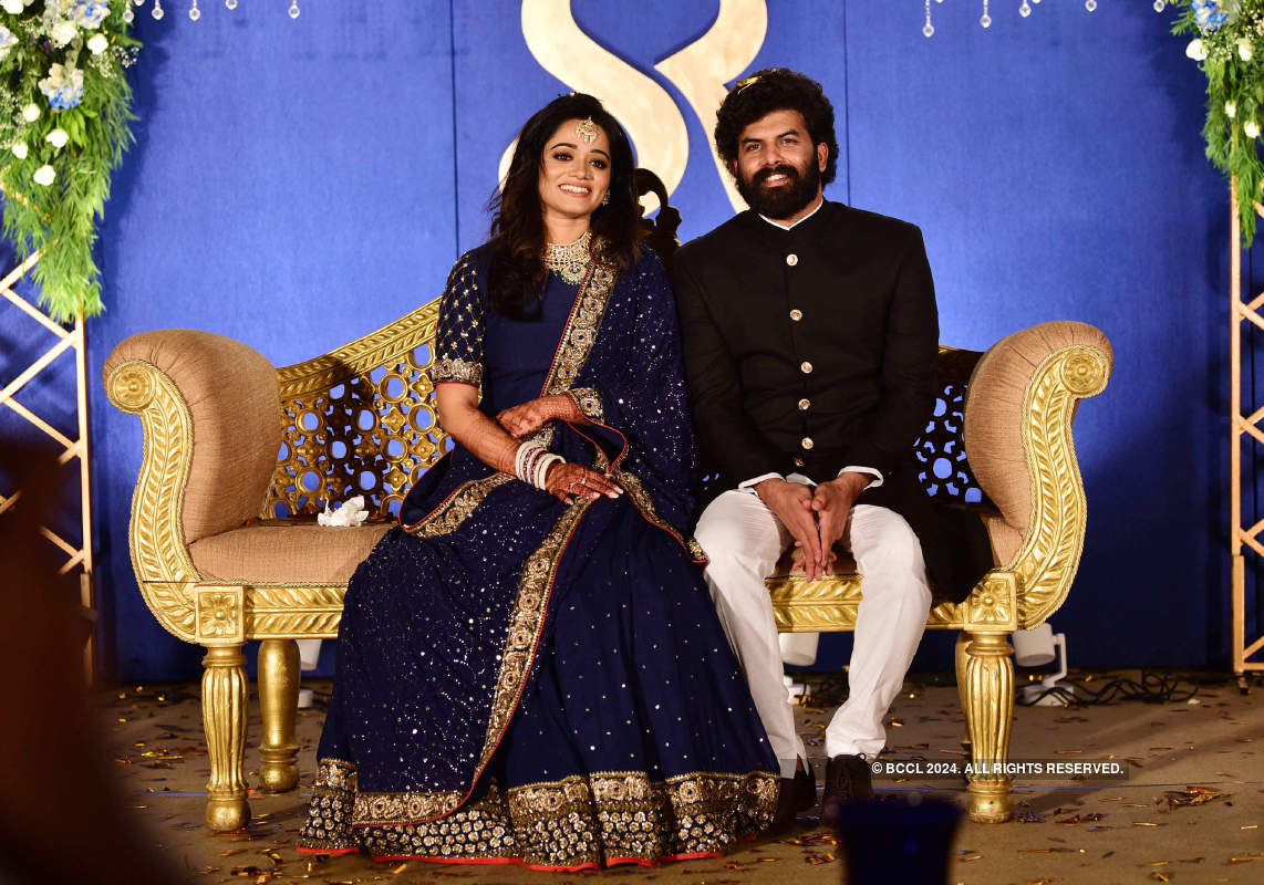 Sunny Wayne and Renjini Kunju's star-studded wedding reception