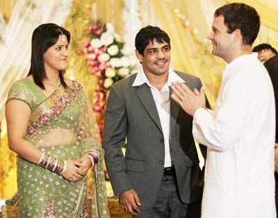 Sushil Kumar's ring ceremony