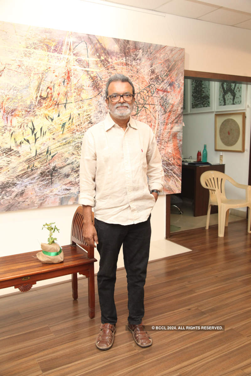 Artists, academicians and socialites attend an art symposium