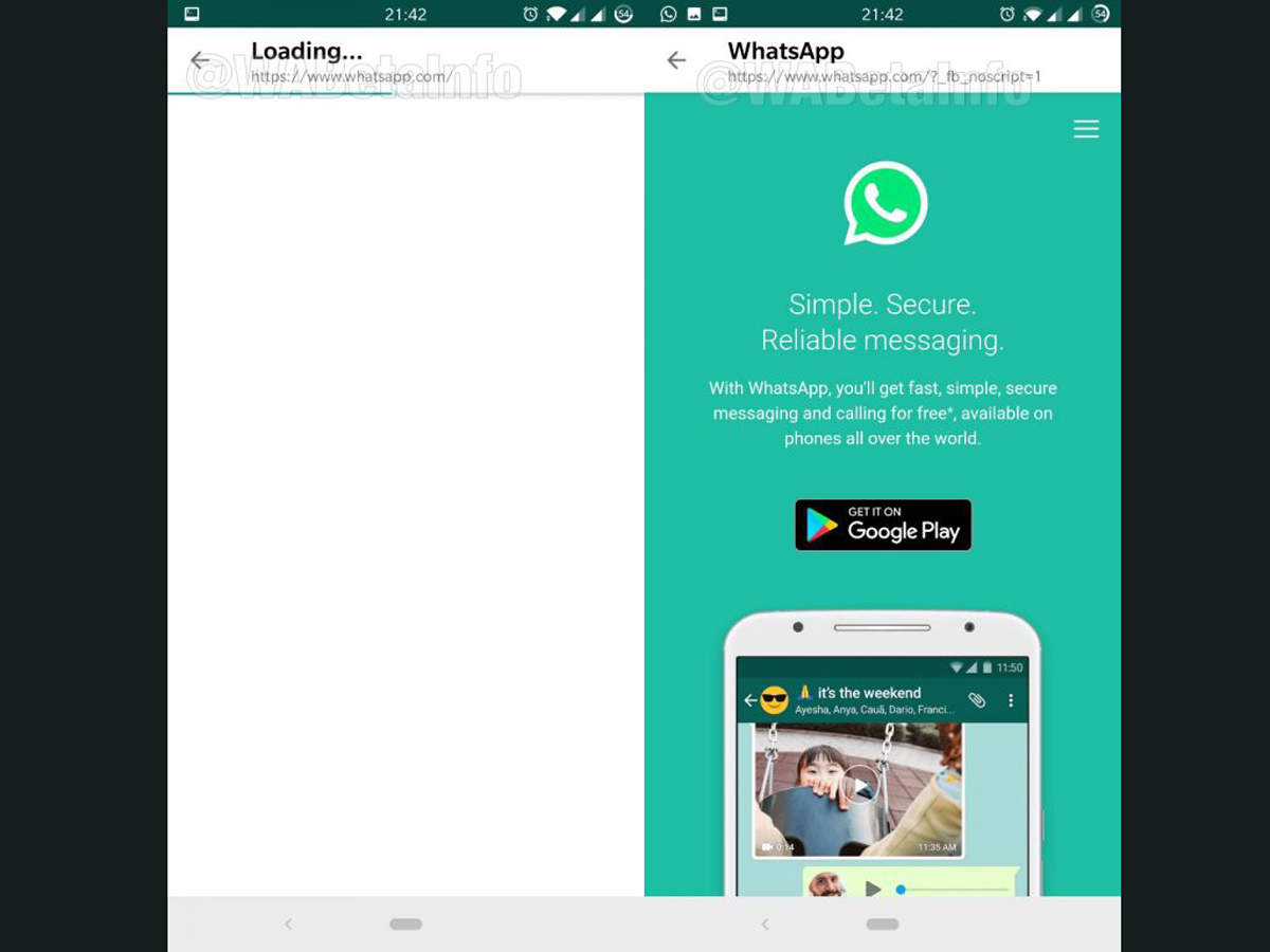 Opening links in Whatsapp set to become easier