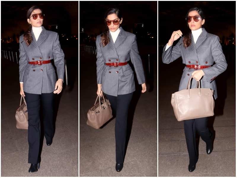 Photos: Sonam Kapoor gives major 'Boss lady' vibes in this outfit