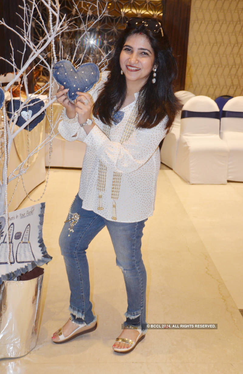 A denim and pearl theme party for Kanpur ladies