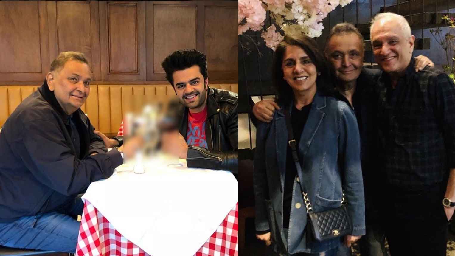   Rishi Kapoor appreciates Cherry Blossom in New York with Maniesh Paul in the midst of medical treatment 