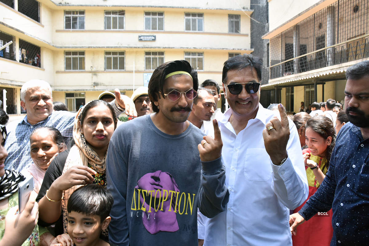 Shah Rukh Khan, Deepika Padukone, Anushka Sharma, Salman Khan & others cast their vote