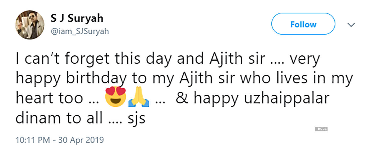 Celebrities wish Tamil superstar Ajith Kumar on his birthday