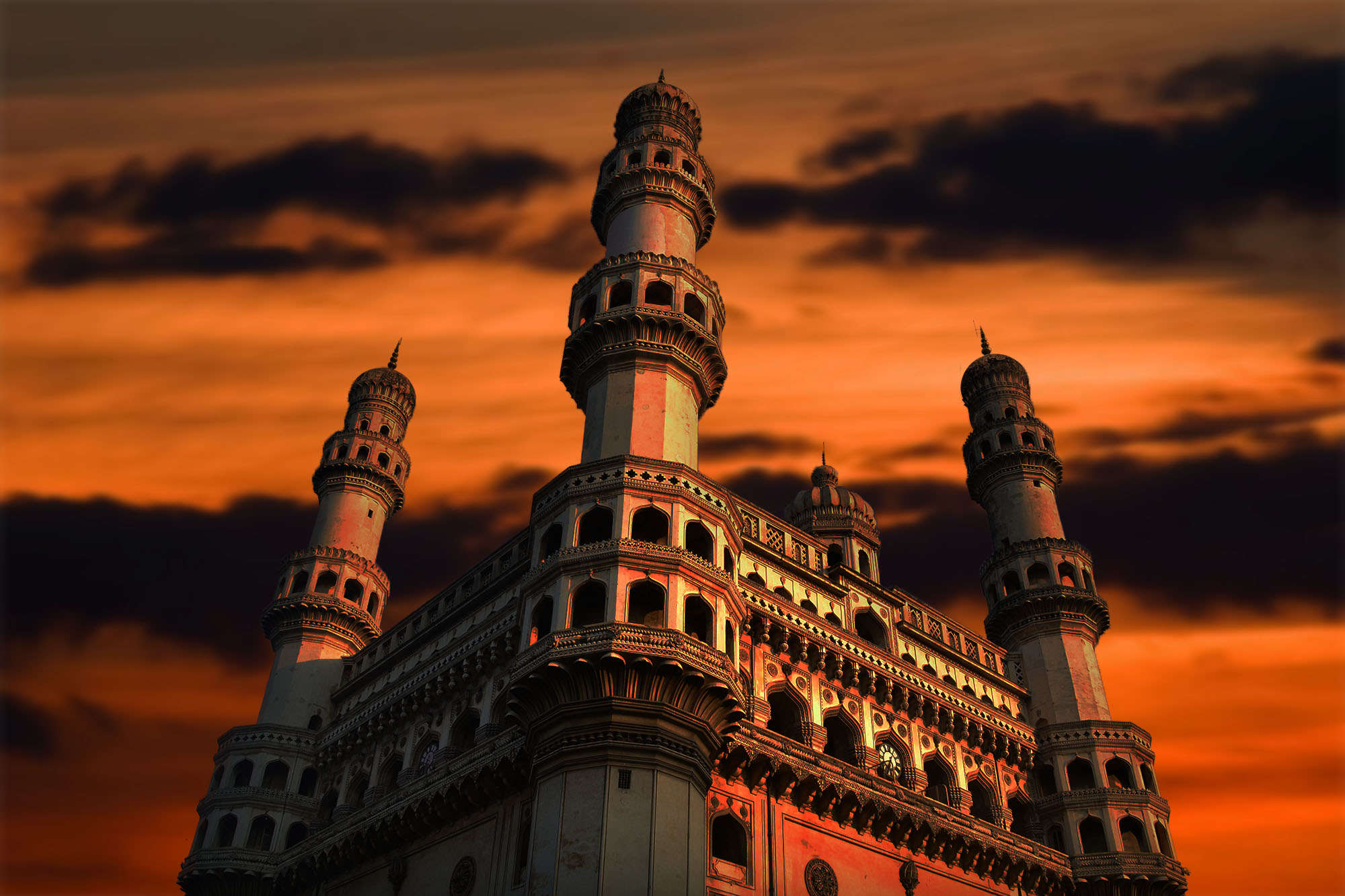 A portion of the beautiful Charminar breaks down | Times of India Travel