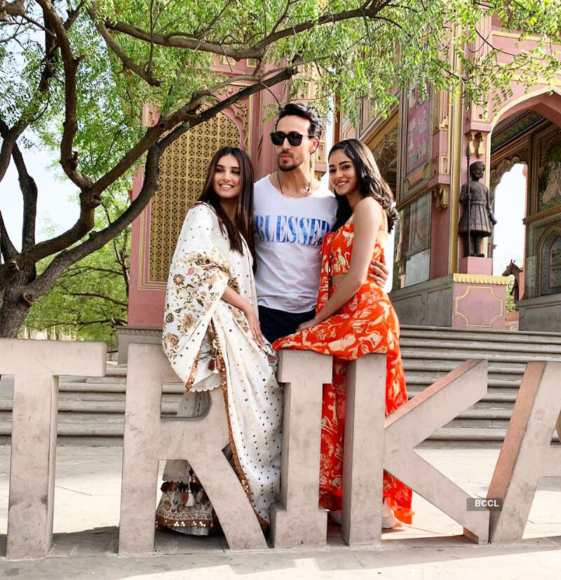 Tara Sutaria, Tiger Shroff and Ananya Panday 