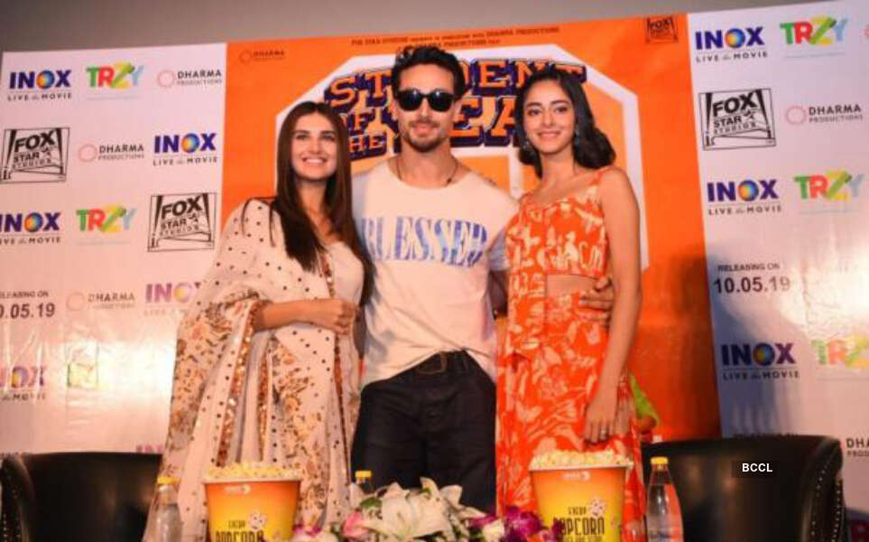 ​ Tara Sutaria, Tiger Shroff and Ananya Panday