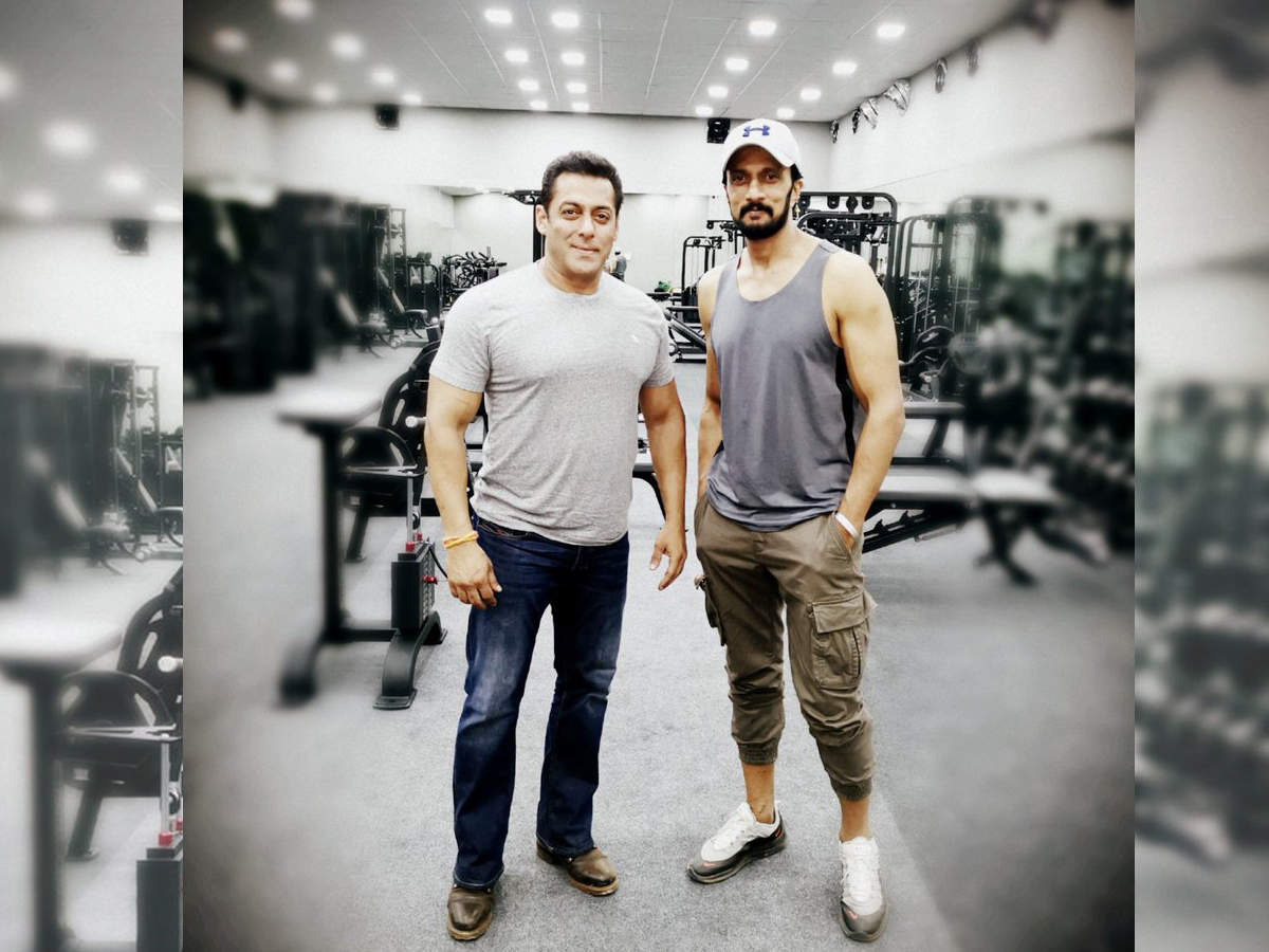 'Daabangg 3': This picture of Salman Khan and Sudeep is sure to brighten up your Sunday morning