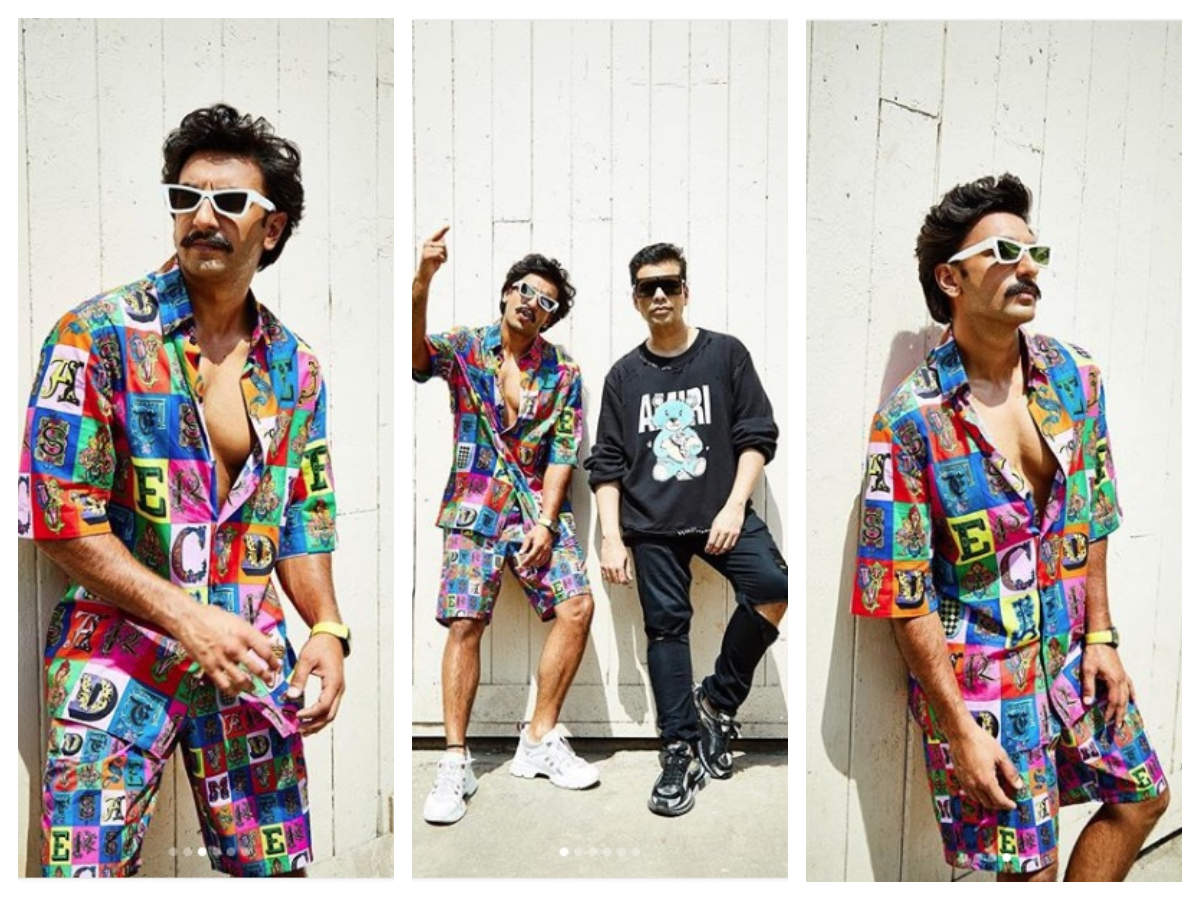 Ranveer Singh quirky look and multi-coloured attire will drive away your Monday blues