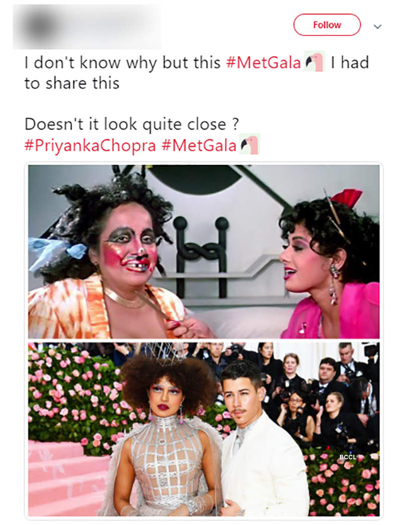 Priyanka Chopra gets brutally trolled for her 2019 Met Gala look