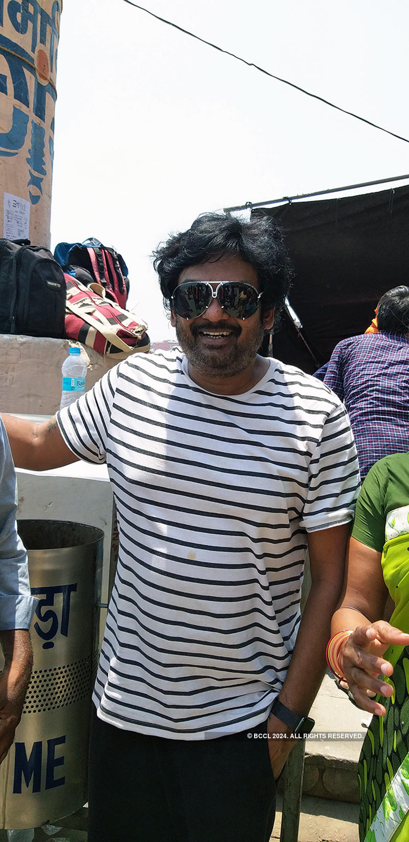 Puri Jagannadh shoots for a Telugu film in Varanasi