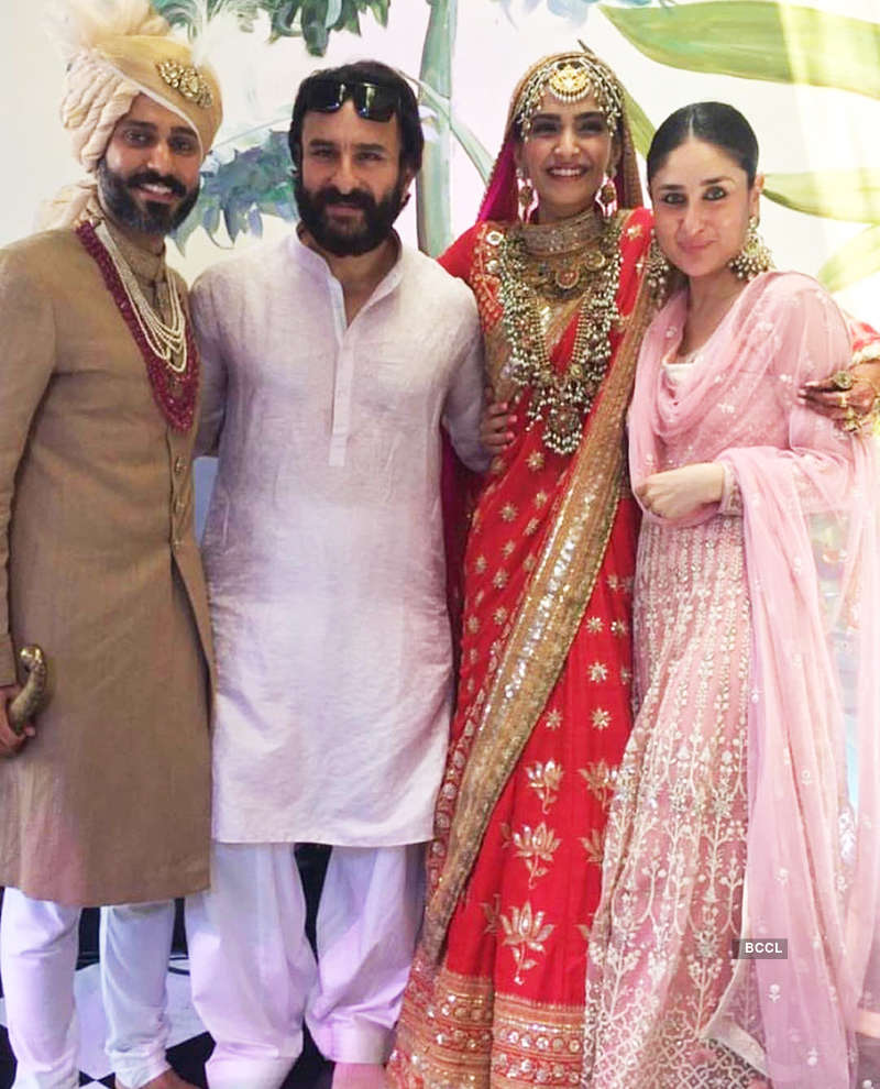 A look back at best wedding pictures of Sonam Kapoor & Anand Ahuja on their anniversary