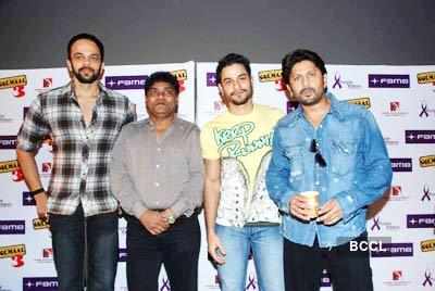 'Golmaal 3' team with kids