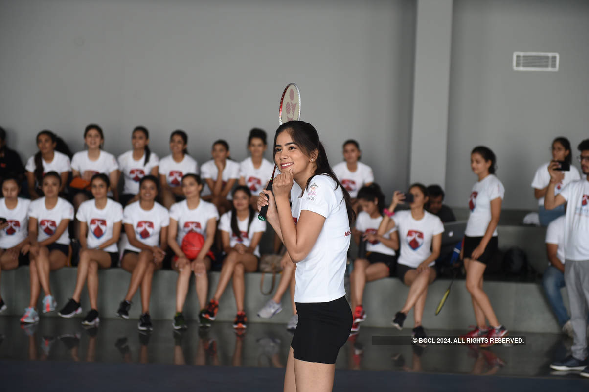 Miss India 2019 finalists at Bennett University's Sports Day